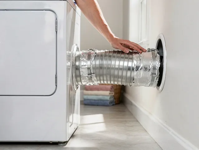 Professional dryer vent hose installation by La Puente Dryer Vent Cleaning in La Puente